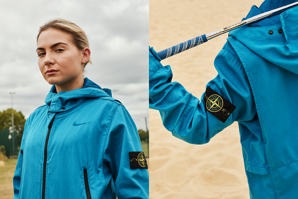 ジャケット・アウター Nike x Stone Island Golf Jacket Nike x Stone Island Golf Jacket Blue Men's - FW19 - US